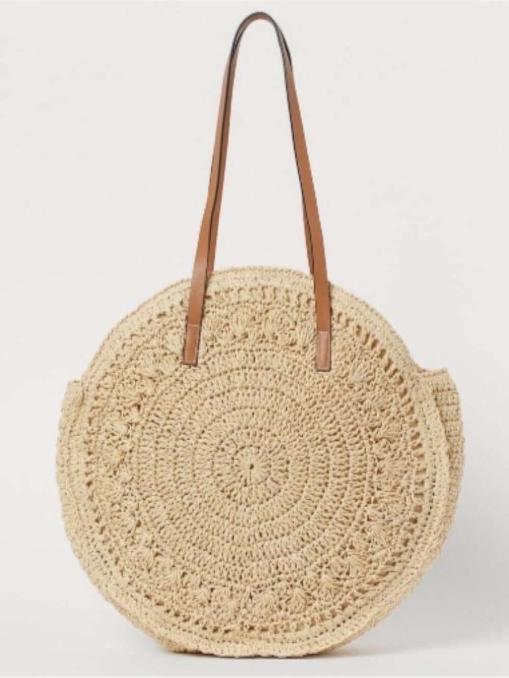H&M Round Straw Shopper Bag
